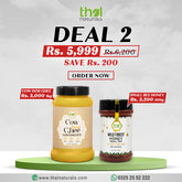 Cow Desi Ghee 1KG + Small Bee Honey 500G (Save Rs.200)